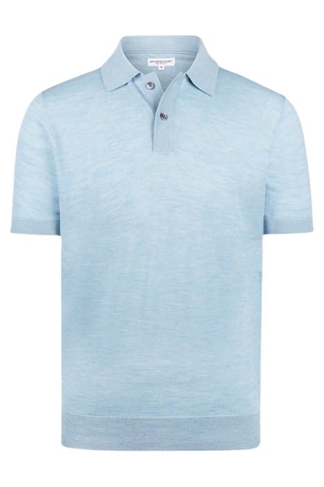 FINE MERINO POLO LIGHT BLUE 4