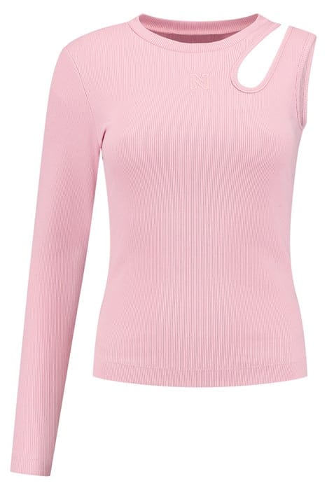 BARIKA RIB CUT OUT TOP BLOSSOM 1