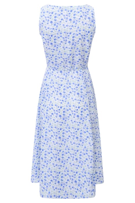 CAMILLE V-NECK SLEEVELESS DRESS SZ18 SUMMER WHITE 2