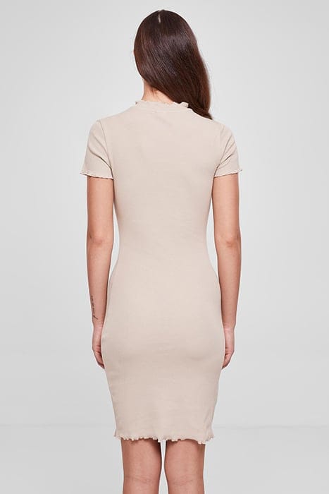 LADIES RIB TEE DRESS SOFTSEAGRASS 2
