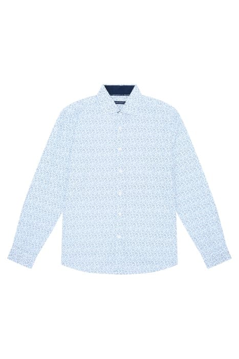 DAISY FLORAL LONG SLEEVE SHIRT WHITE 1