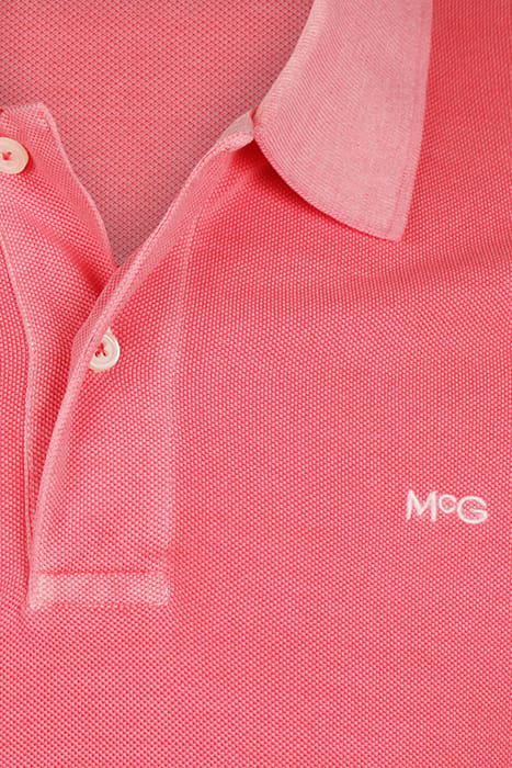 SUMMER PIQUEE POLO CORAL RED 3
