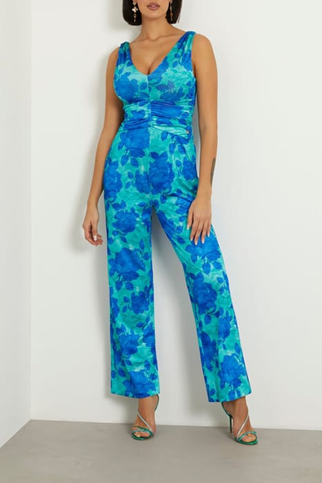 GUESS ECO EMILY OVERALL RESORT ROSE PRINT 1