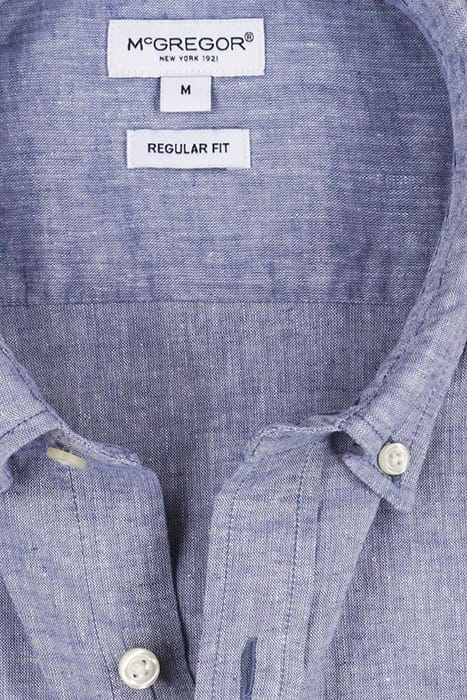 COTTON LINEN SHIRT VINTAGE BLUE 8