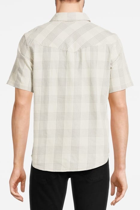 SS RELAXED FIT WESTERN ZAY CREAM INDIGO 2