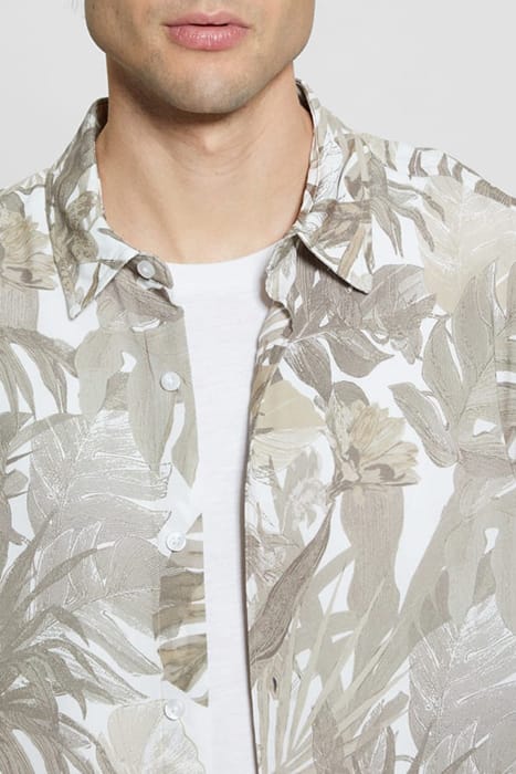 GUESS ECO SS ECO RAYON TROPICA ETCHED TROPICAL PRIN 6