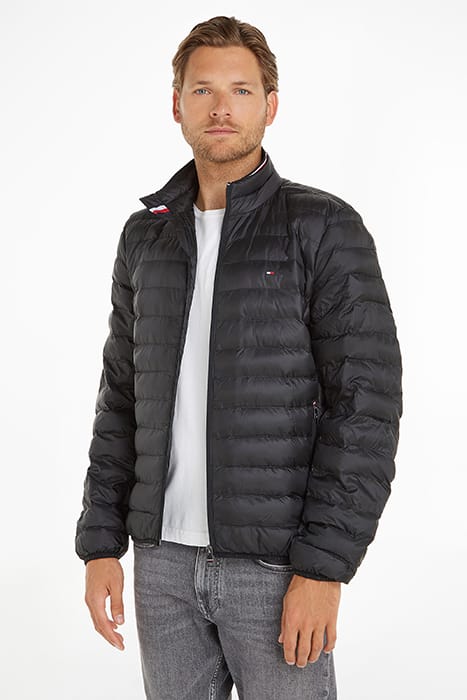 CORE PACKABLE RECYCLED JACKET - SLIM FIT JACKET - BLACK 1