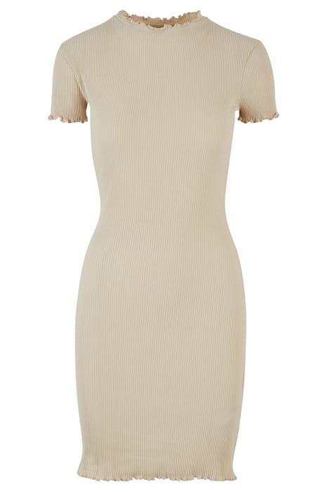 LADIES RIB TEE DRESS SOFTSEAGRASS 4