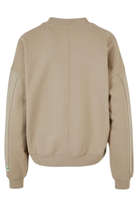LADIES OVERSIZED ORGANIC CREWNECK WETSAND 5