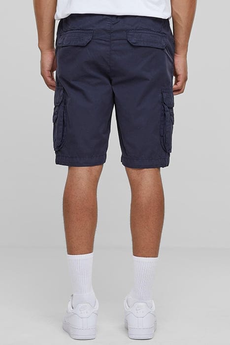 DOUBLE POCKET CARGO SHORTS NAVY 2