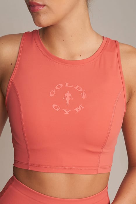 LAURA - WOMEN'S CROPPED SLEEVELESS TOP RED 4
