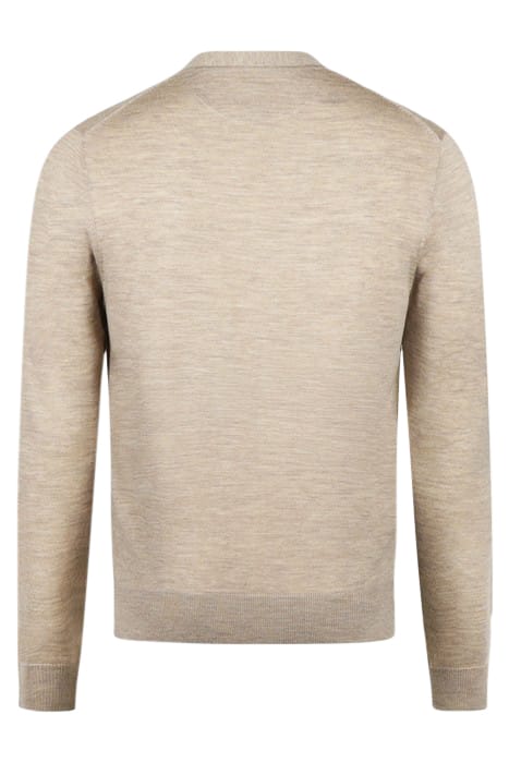 FINE MERINO CLASSIC CARDIGAN SAND 5