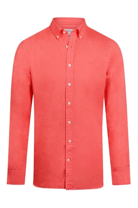 SUMMER POPLIN SHIRT CORAL RED 1