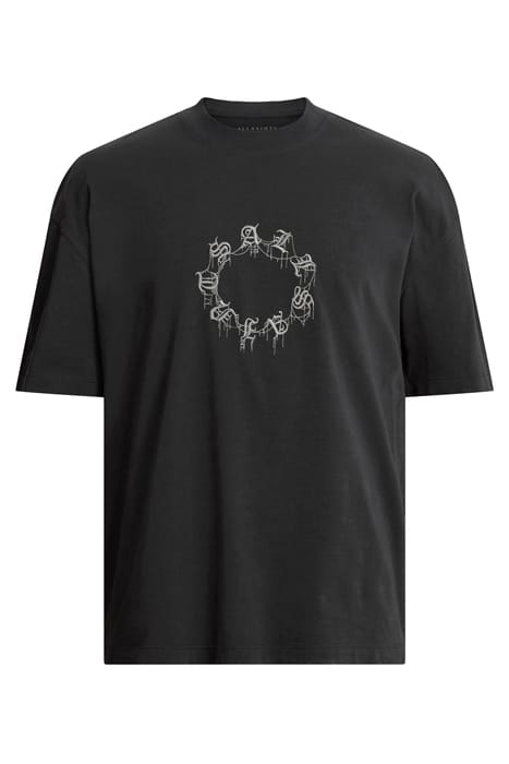 CRYPTIERRA SS CREW WASHED BLACK 4