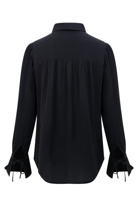 CREPE SHIRT L/S SZ18 BLACK 2