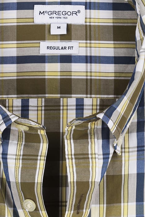 SUMMER CHECK SHIRT OLIVE 7