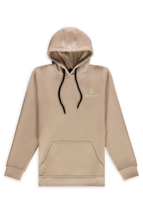 UNISEX PIXEL HOODIE TAUPE 1
