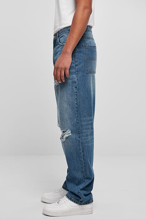 DISTRESSED 90‘S JEANS MID DEEPBLUE DESTROYED WASHED 6