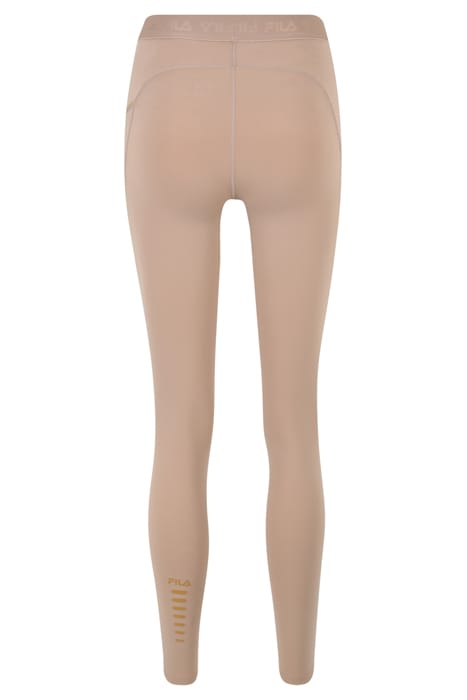 ROSES RUNNING TIGHTS MOCHA MERINGUE 5