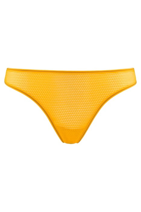 LADY LEAF BRIGHT OCHRE THONG 3