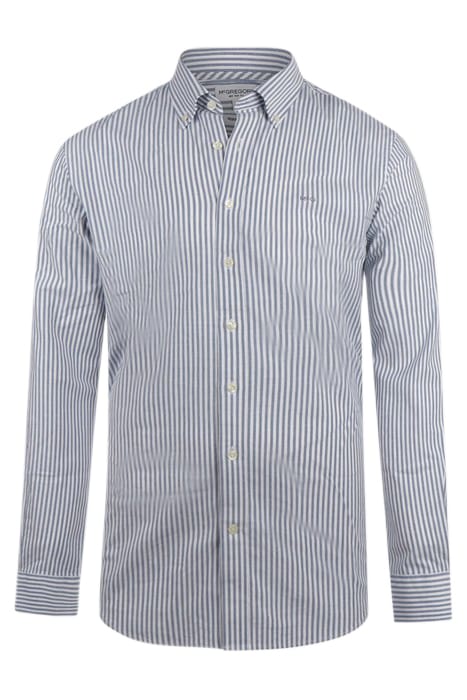 STRETCH OXFORD SHIRT BIG STRIPE NAVY 4