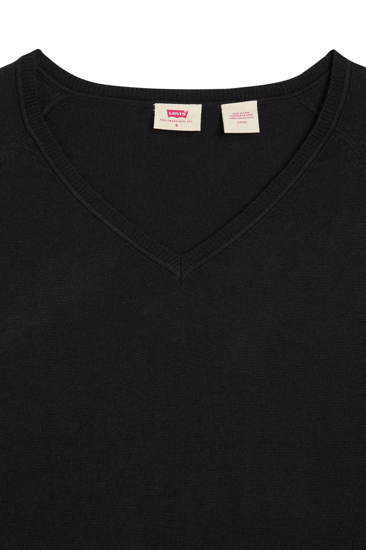 PETAL VNECK SWEATER CAVIAR TRIBLEND 7
