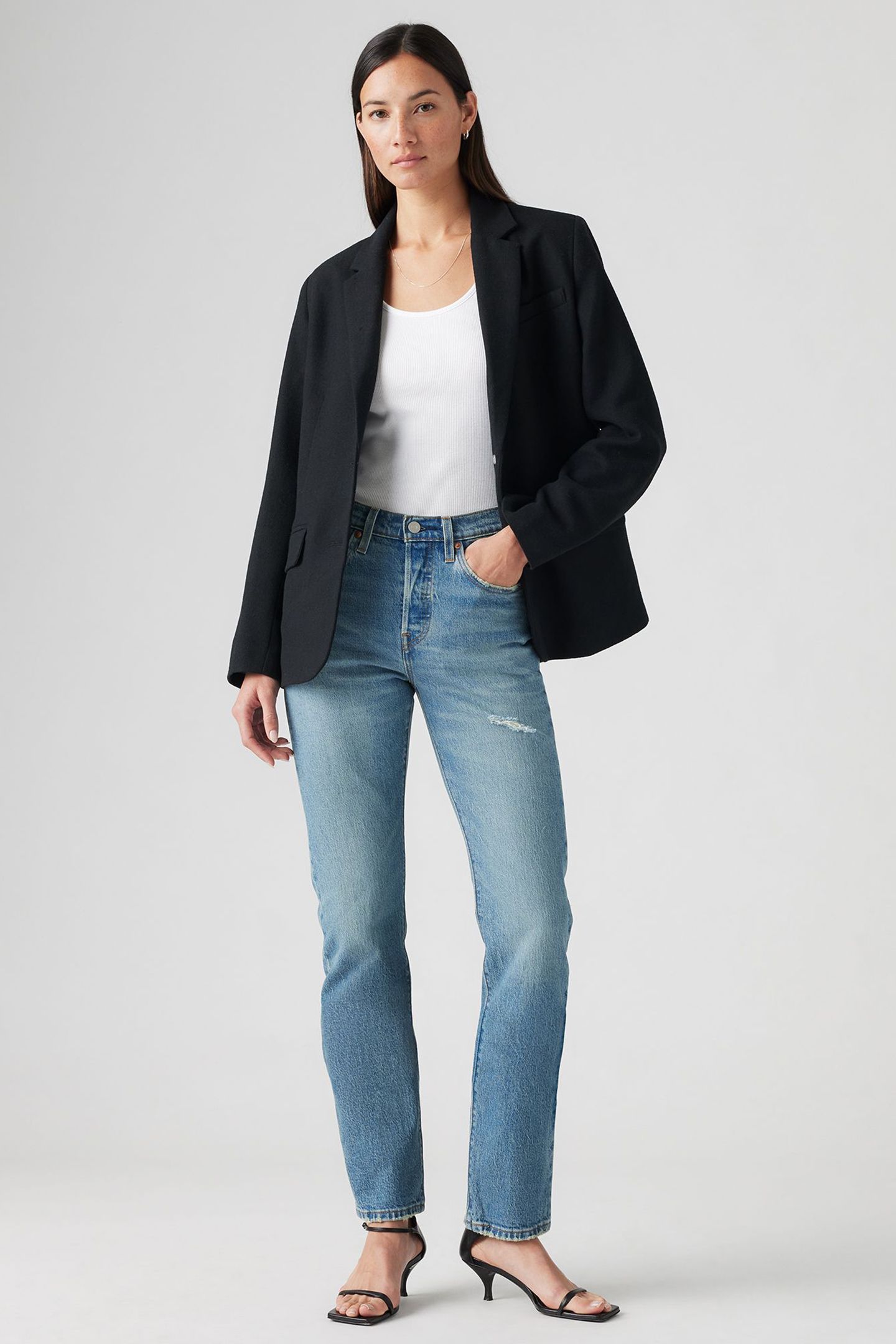 501 JEANS FOR WOMEN HISTORICALLY BLUE 7