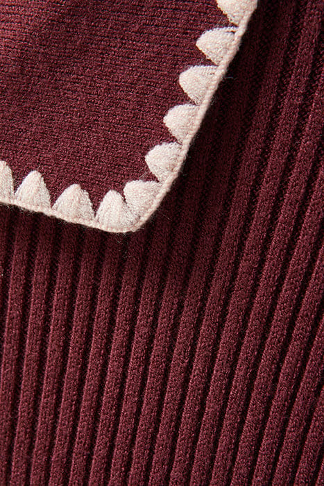 SWEATER CARDIGAN TAWNY PORT 7