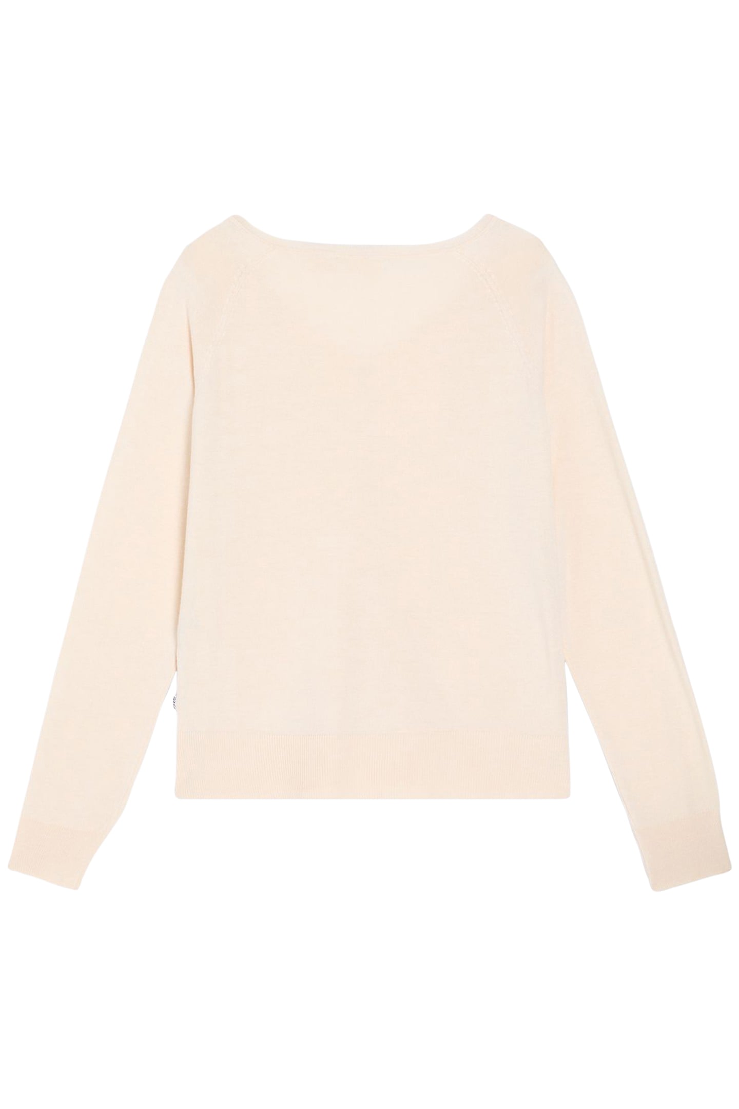 PETAL VNECK SWEATER WHITE SWAN TRIBLEND 4