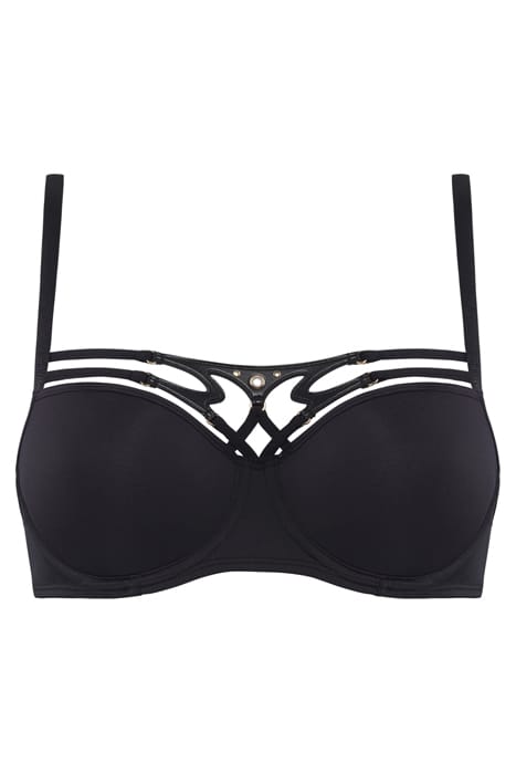SHIELDMAIDEN BLACK BALCONY BRA 3