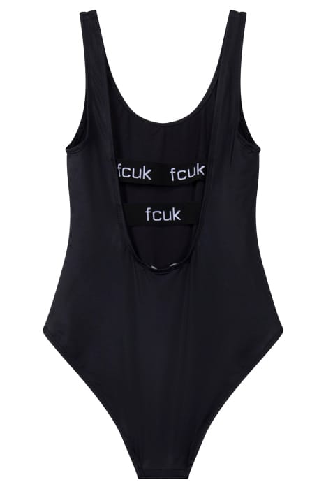 FCUK RECYCLED SWIMSUIT BLACK 2