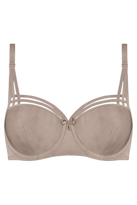 DAME DE PARIS SHIMMERING BRONZE BALCONY BRA 3
