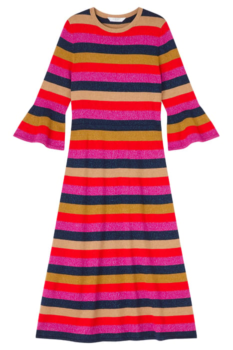 ALICE METALLIC MIDI DRESS RAINBOW 4