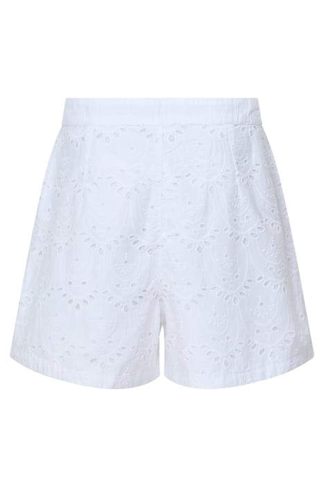 BRODERIE SHORTS LINEN WHITE/MULTI 2