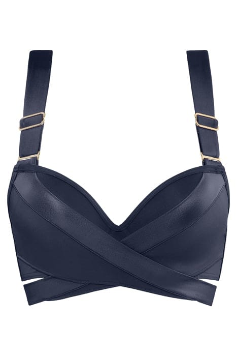 CACHE COEUR STEEL GREY PUSH UP BIKINI TOP 3