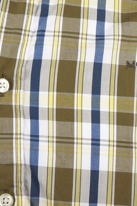 SUMMER CHECK SHIRT OLIVE 8