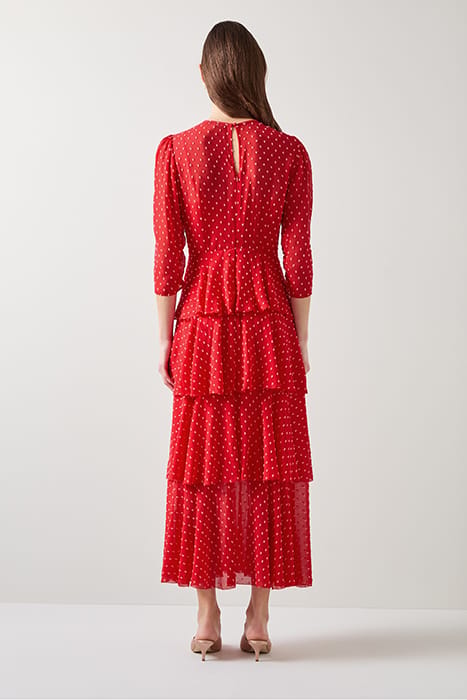 POPPY TIERED MIDI DRESS MULTICOLOR 2
