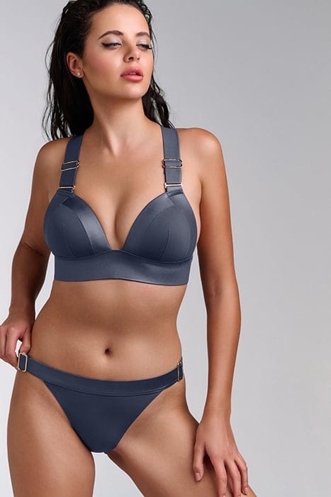 CACHE COEUR STEEL GREY BRALETTE BIKINI TOP 5
