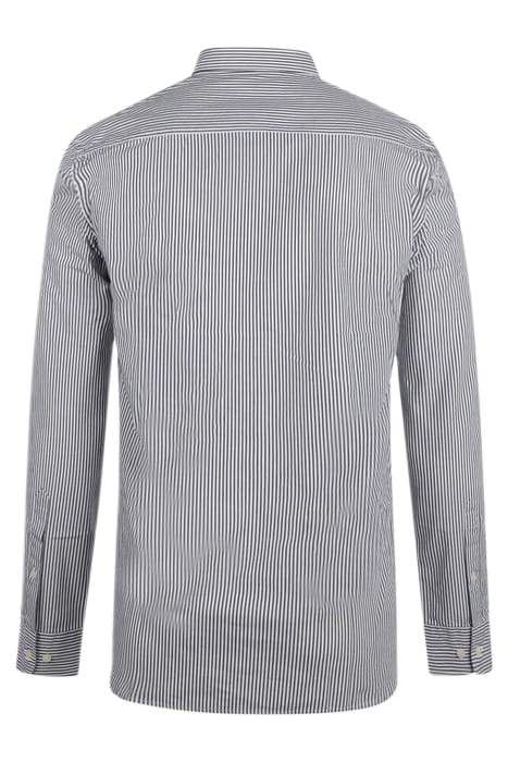 STRIPED POPLIN SHIRT NAVY 5