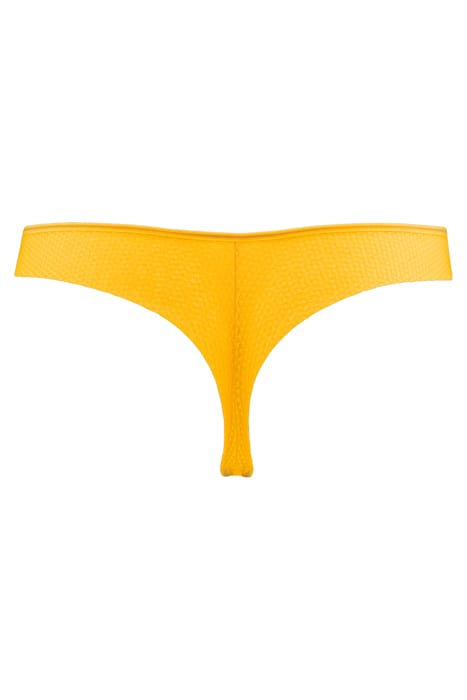 LADY LEAF BRIGHT OCHRE THONG 4
