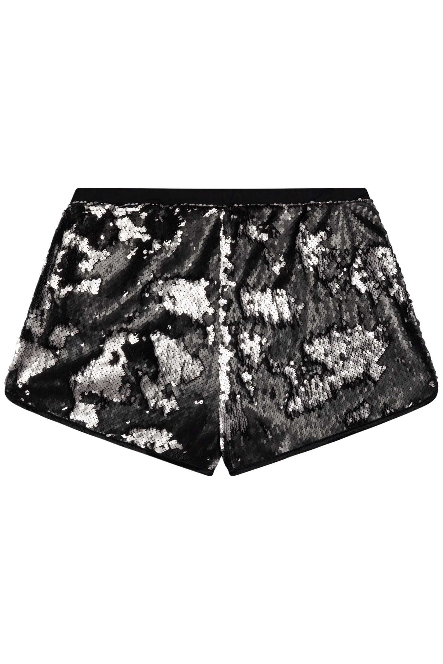 SEQUIN SHORTS BLACK 5