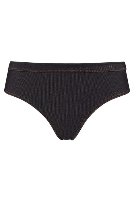 CALAMITY JANE BLACK DENIM BRAZILIAN BRIEFS 3