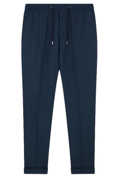MENS DRAWCORD TROUSER PETROL GREEN 1