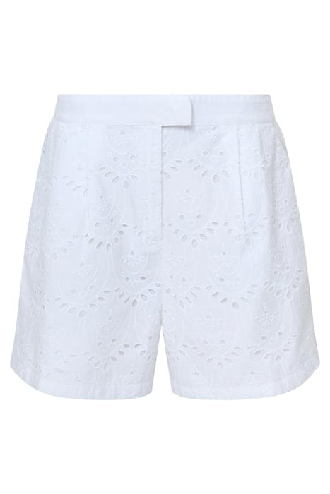 BRODERIE SHORTS LINEN WHITE/MULTI 1