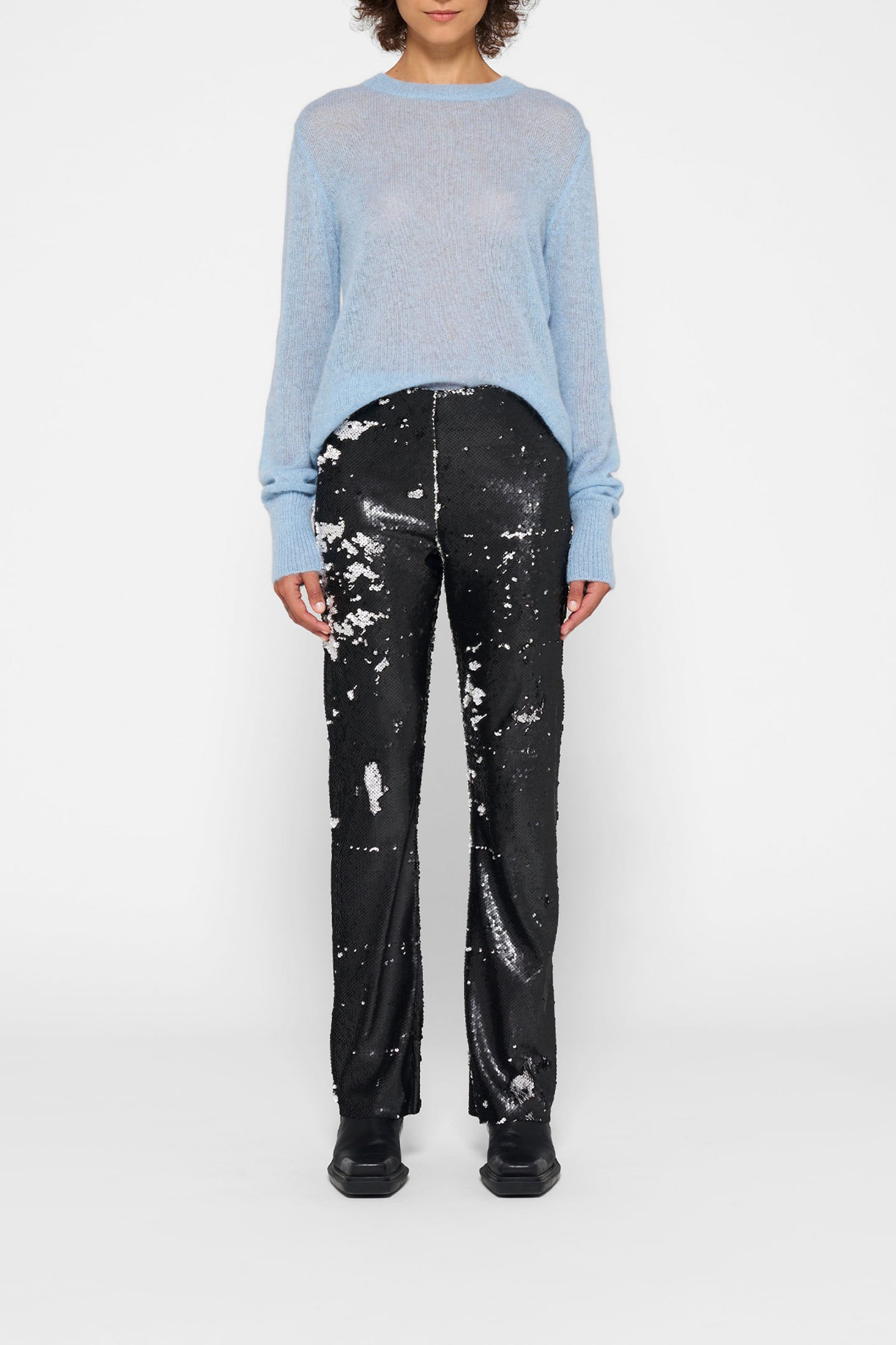 PANTS SEQUINS BLACK 2