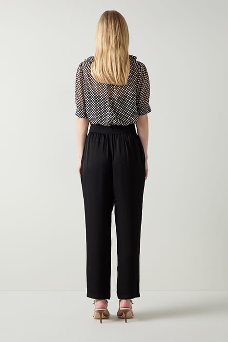COCO TIE STRAIGHT JEANS BLACK 2