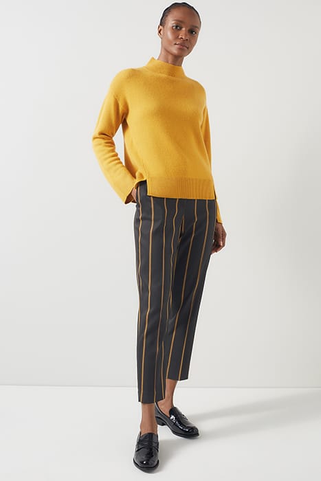 JEMIMA STRIPE STRAIGHT JEANS  BLACK 4