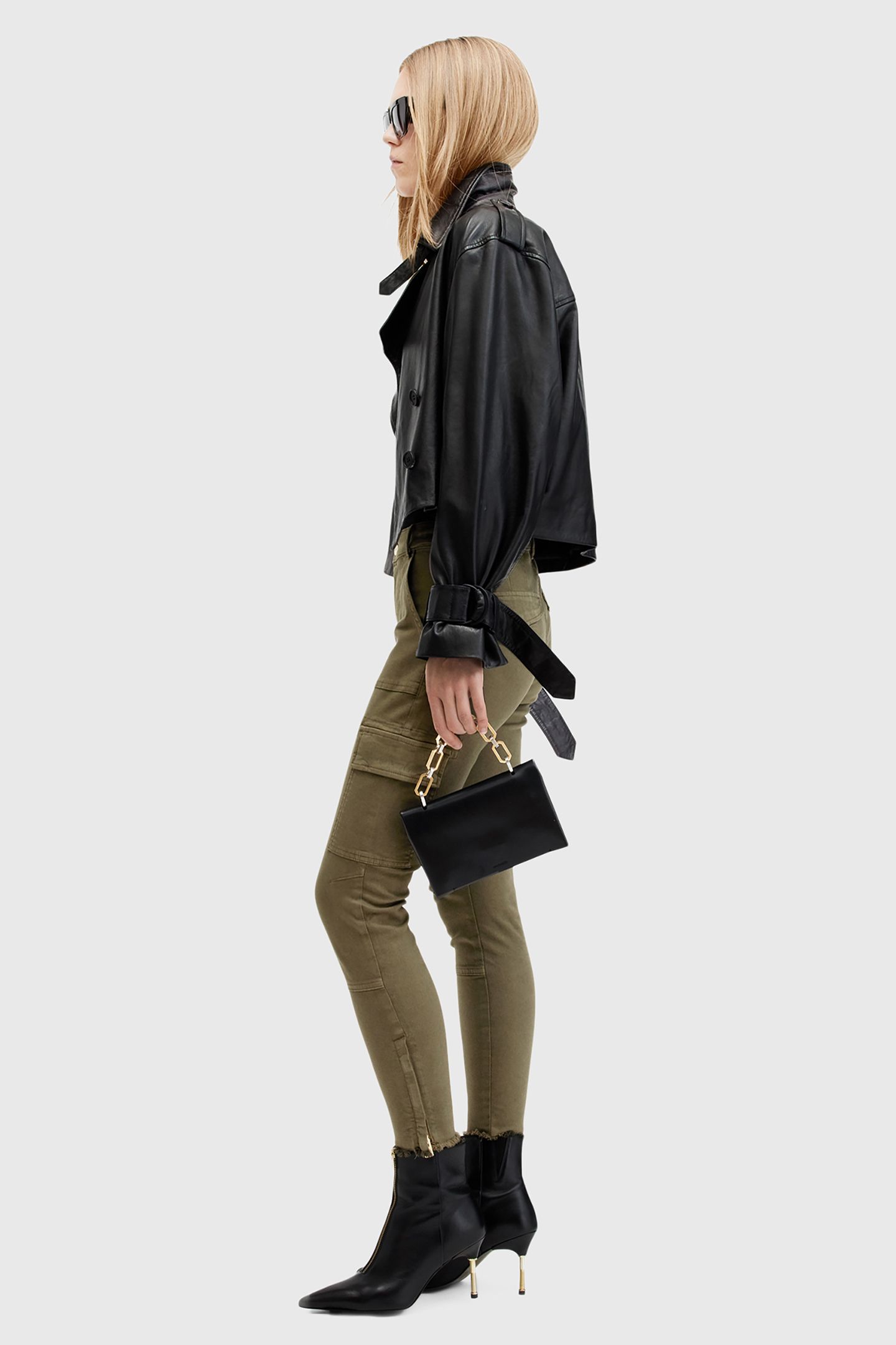 DURAN SKINNY CARGO KHAKI GREEN 8