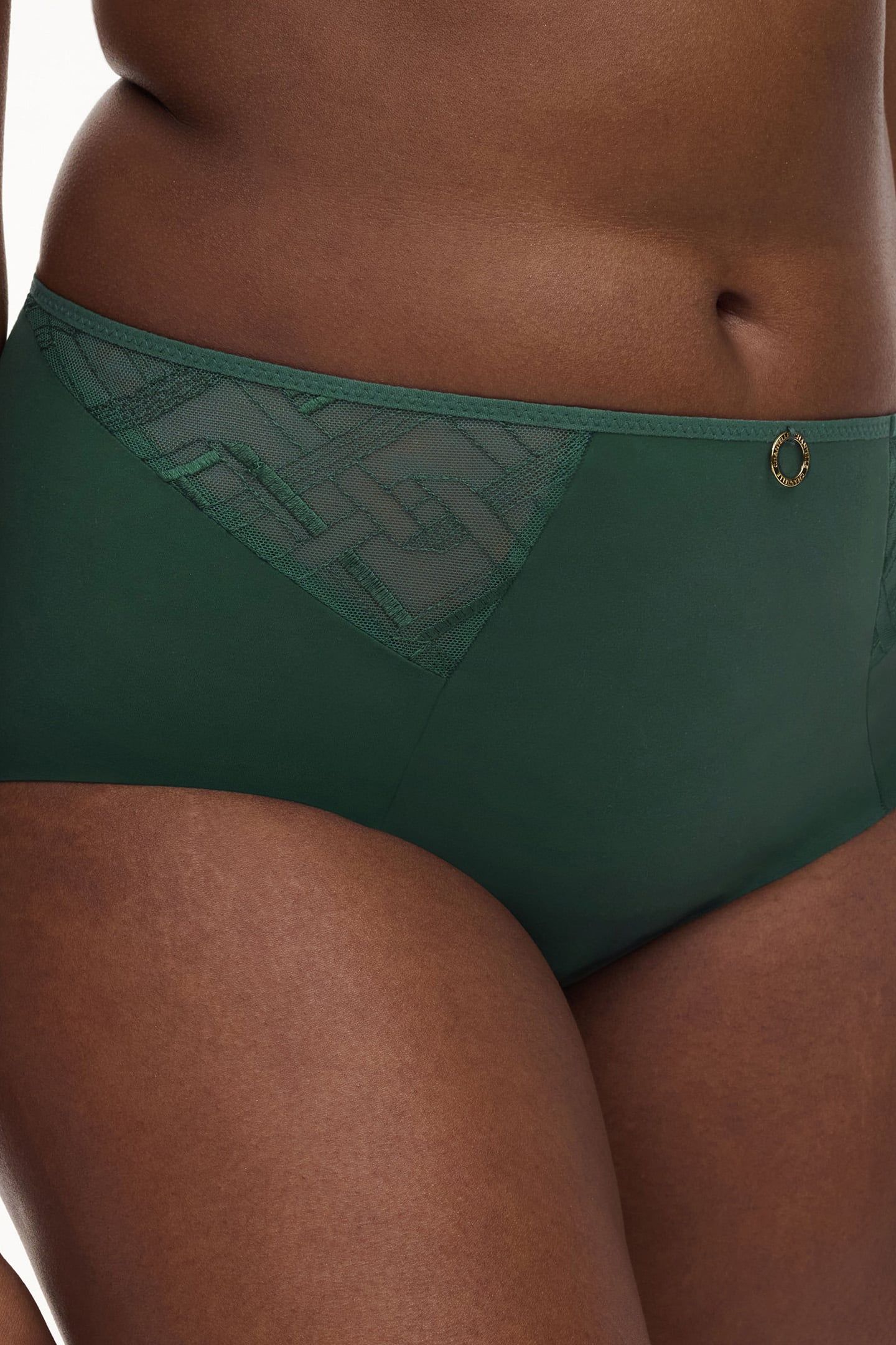 CO BO. FULL BRIEF SUPPORT HIGH W. EMPIRE GREEN 3