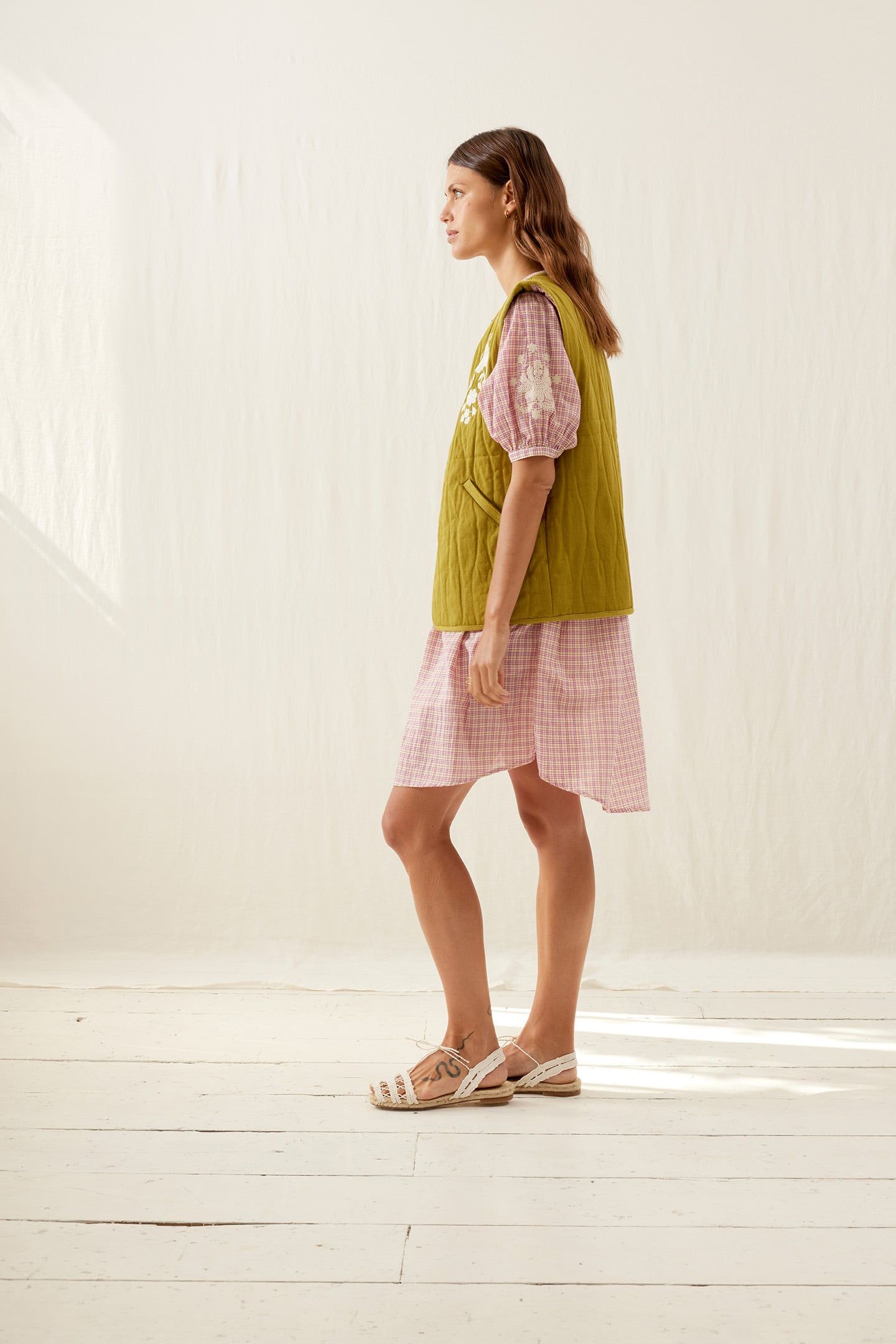 DRESS LIVIANE FUCHSIA TARTAN JOY 4